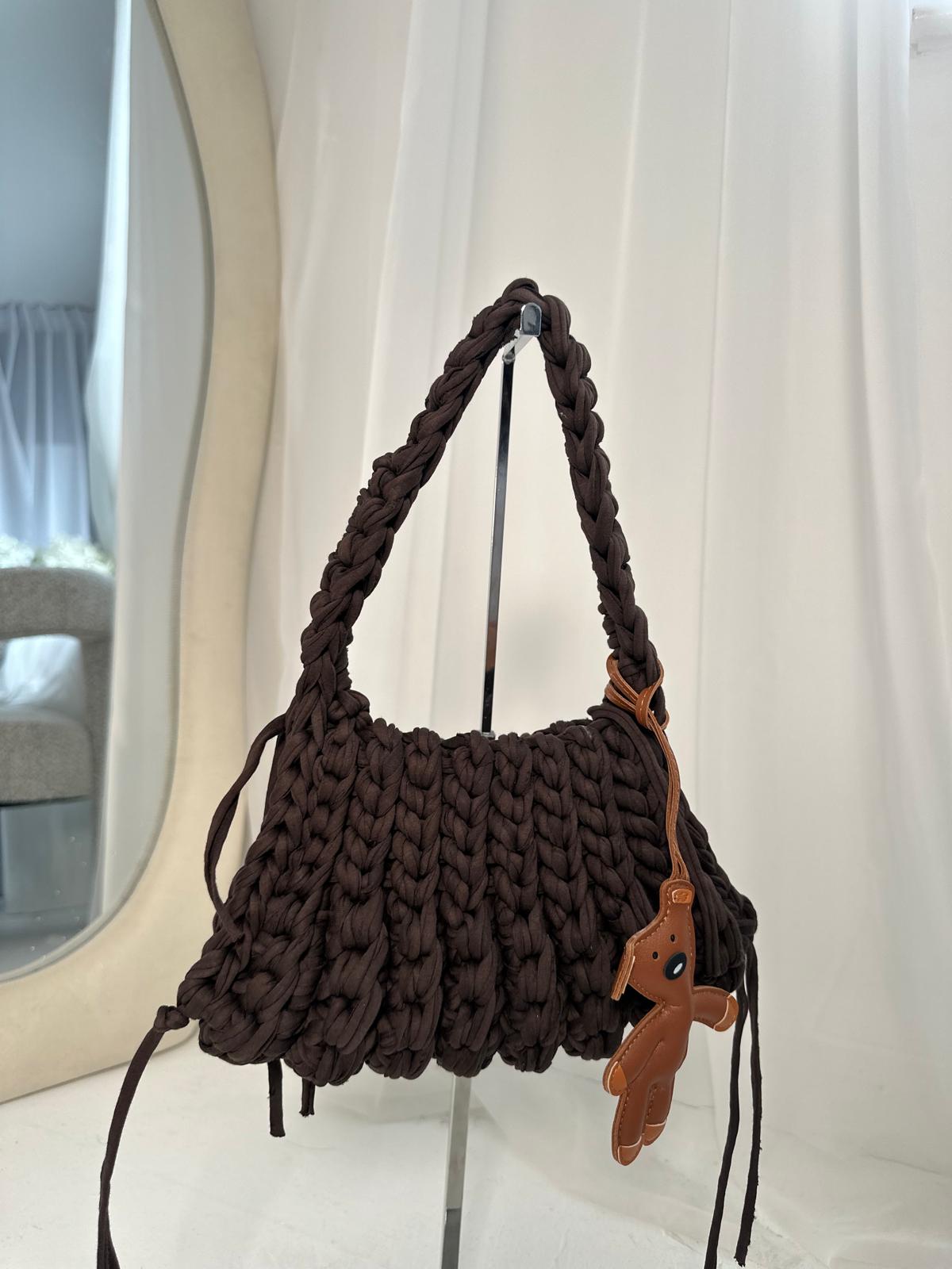 Small Girly Tote - Brown