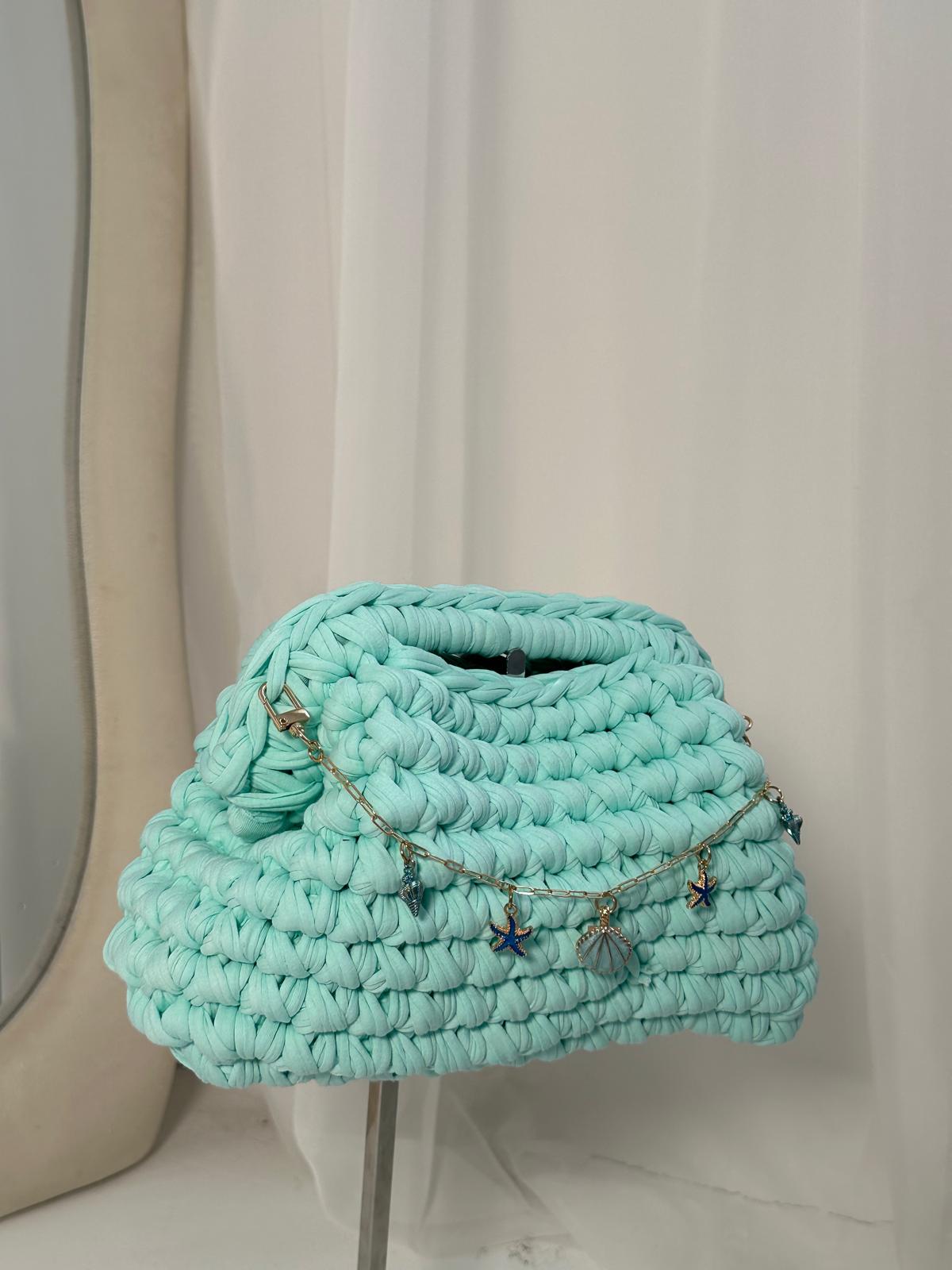 OG Clutch - Aqua with Charms