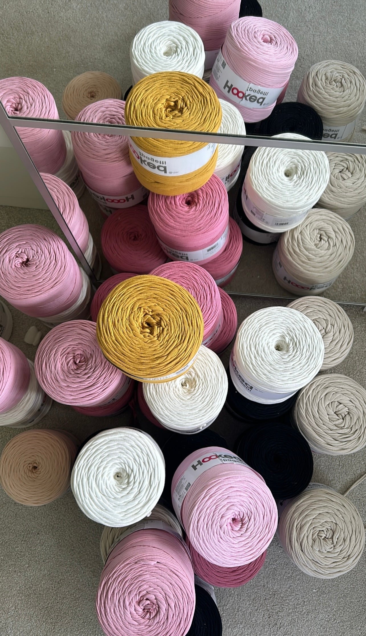 Sustainable crochet yarn balls