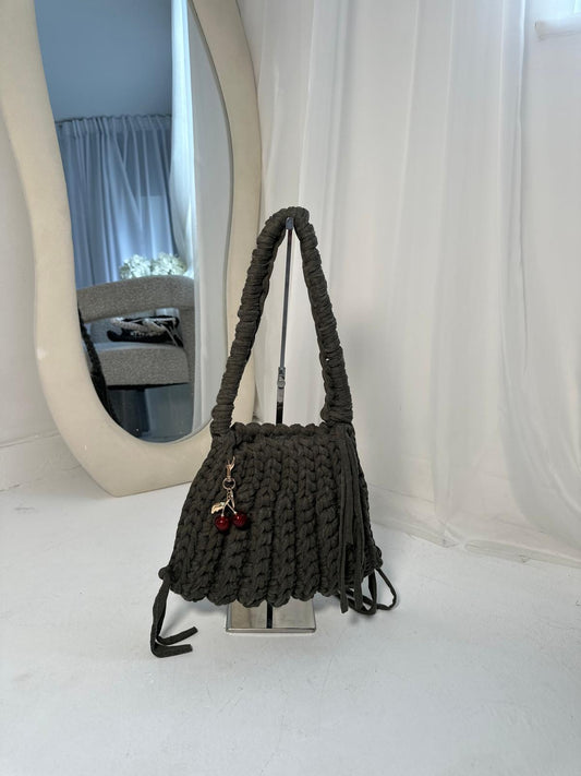 Large Girly Tote - Khaki