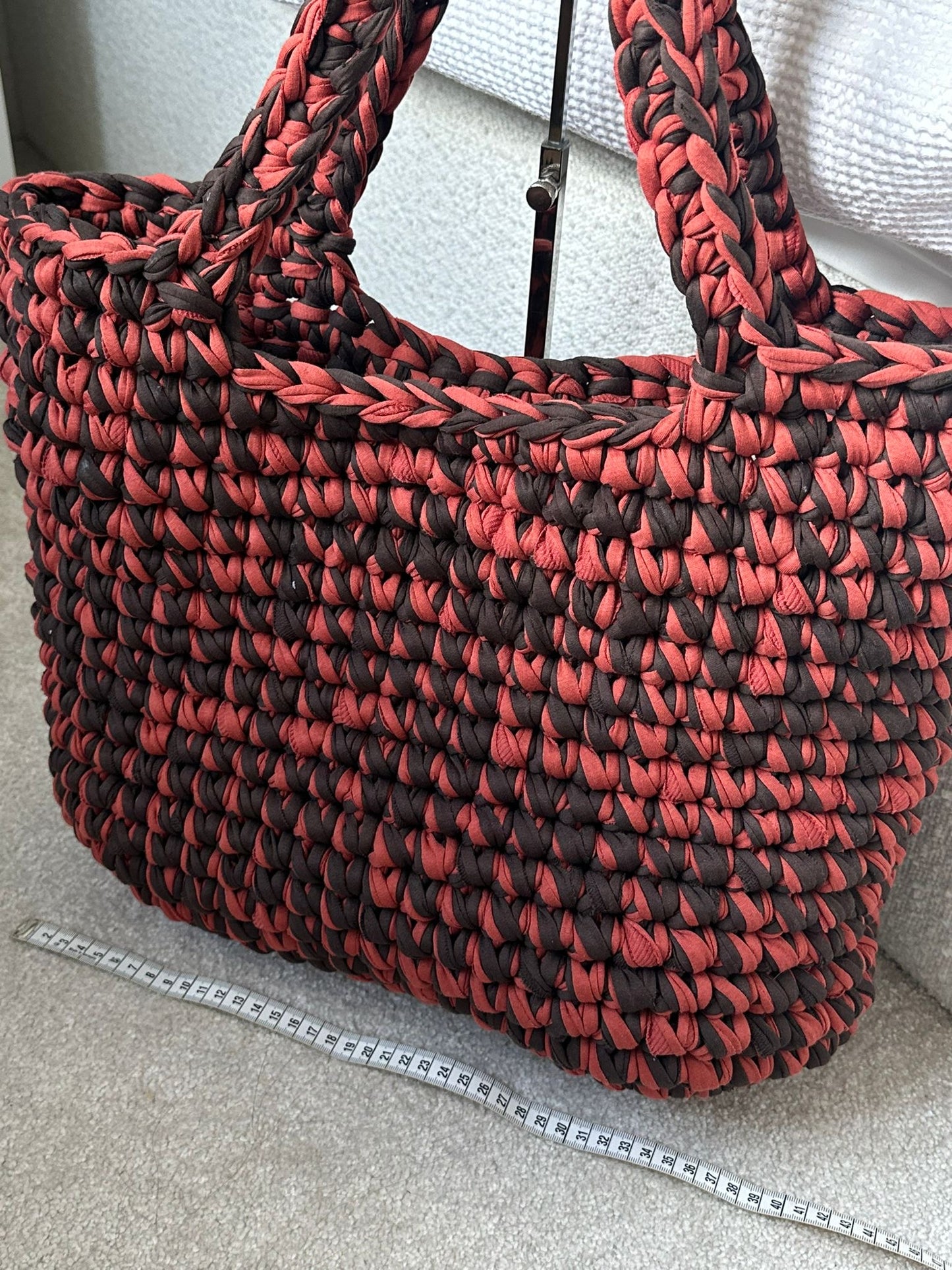 OG Beach Bag - Chocolate and Rust