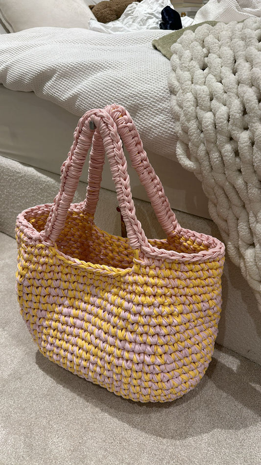 OG Beach Bag - Yellow and Pink