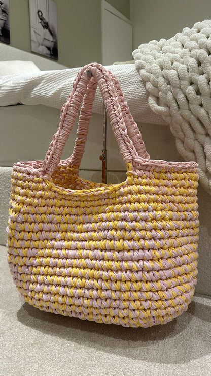 OG Beach Bag - Yellow and Pink