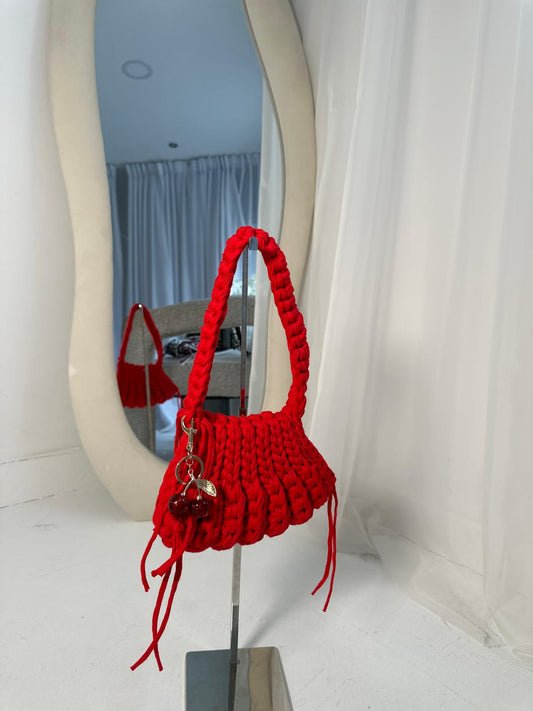 Small Girly Tote - Red