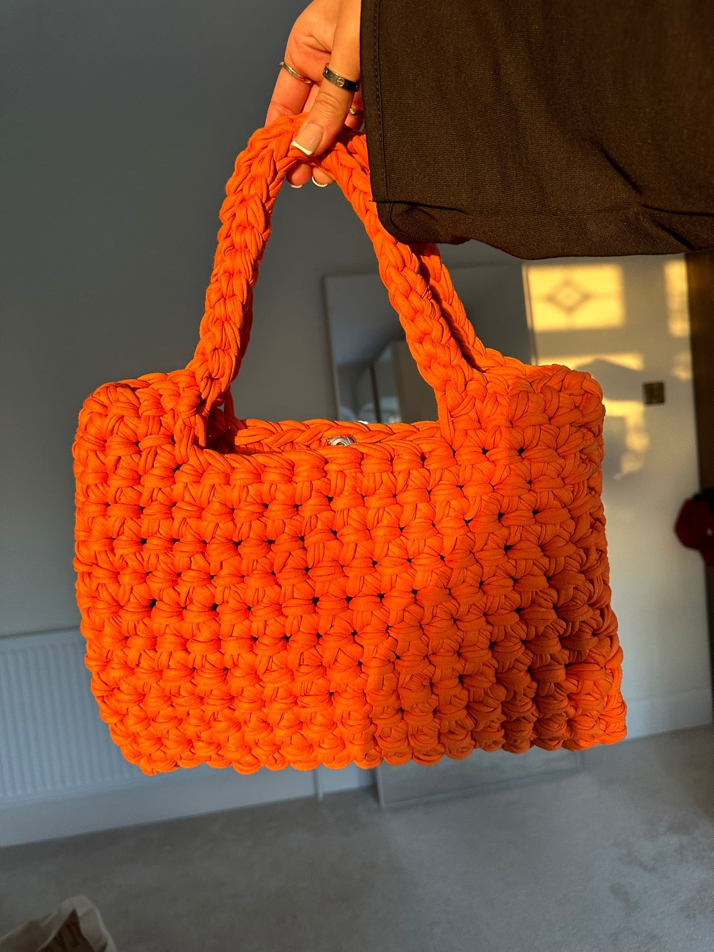 Laptop/Tote Bag - Bright Orange